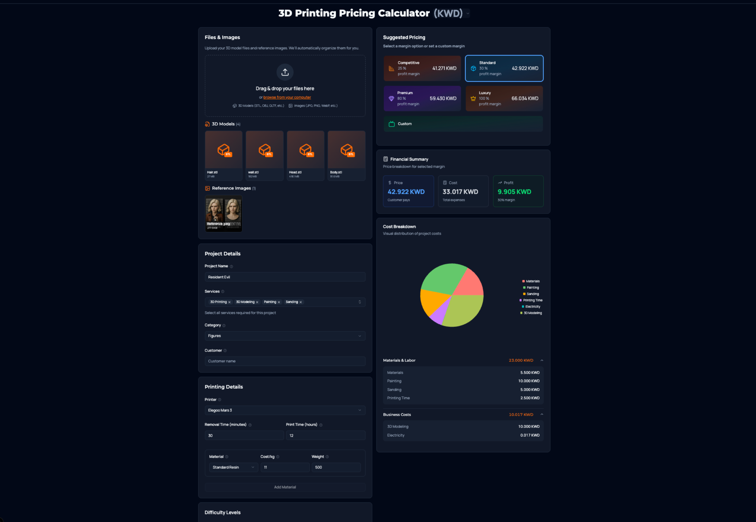 LayerWyse Calculator